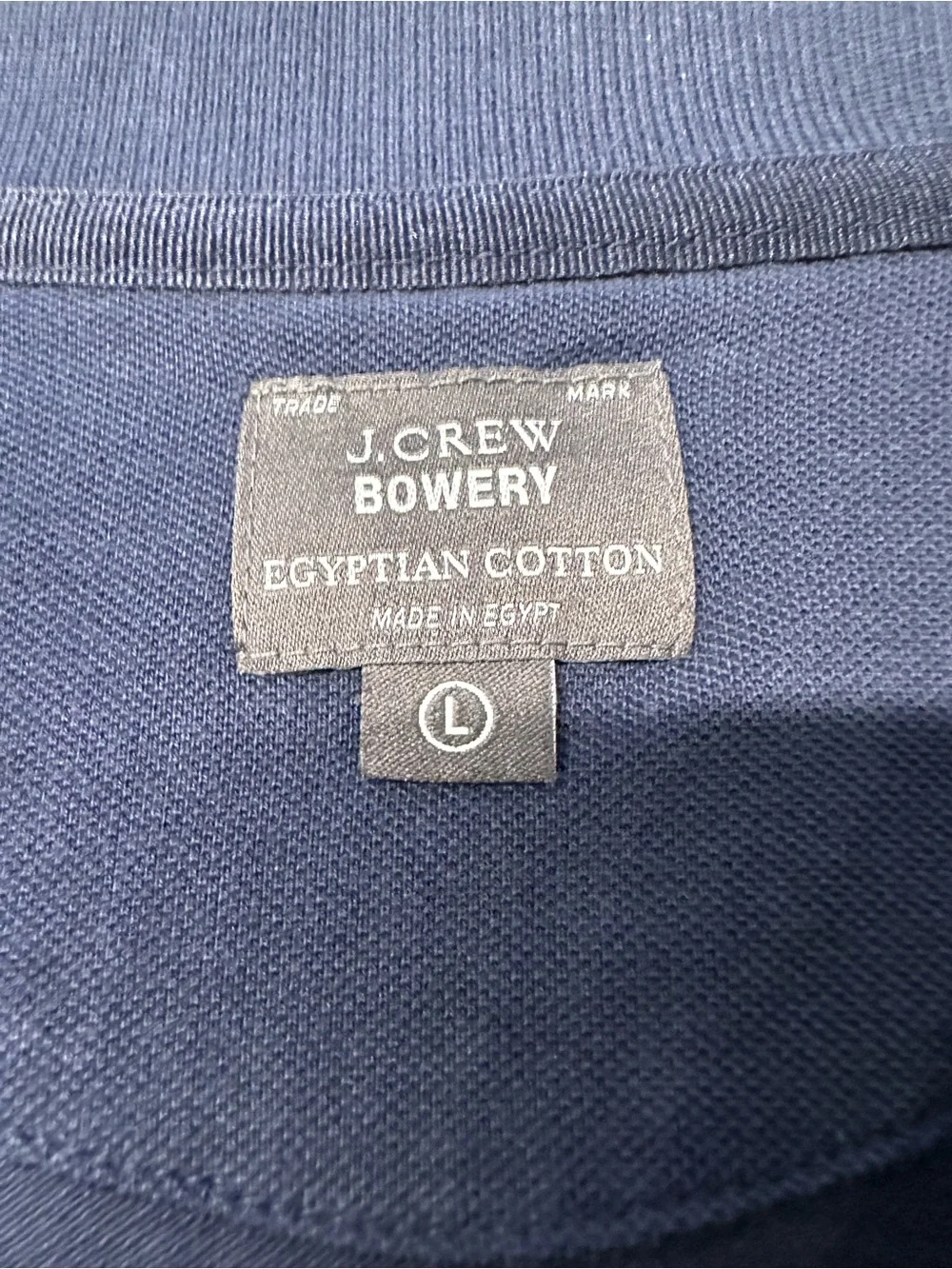 J. Crew Bowery Men's Dark Navy Short-Sleeve Polo